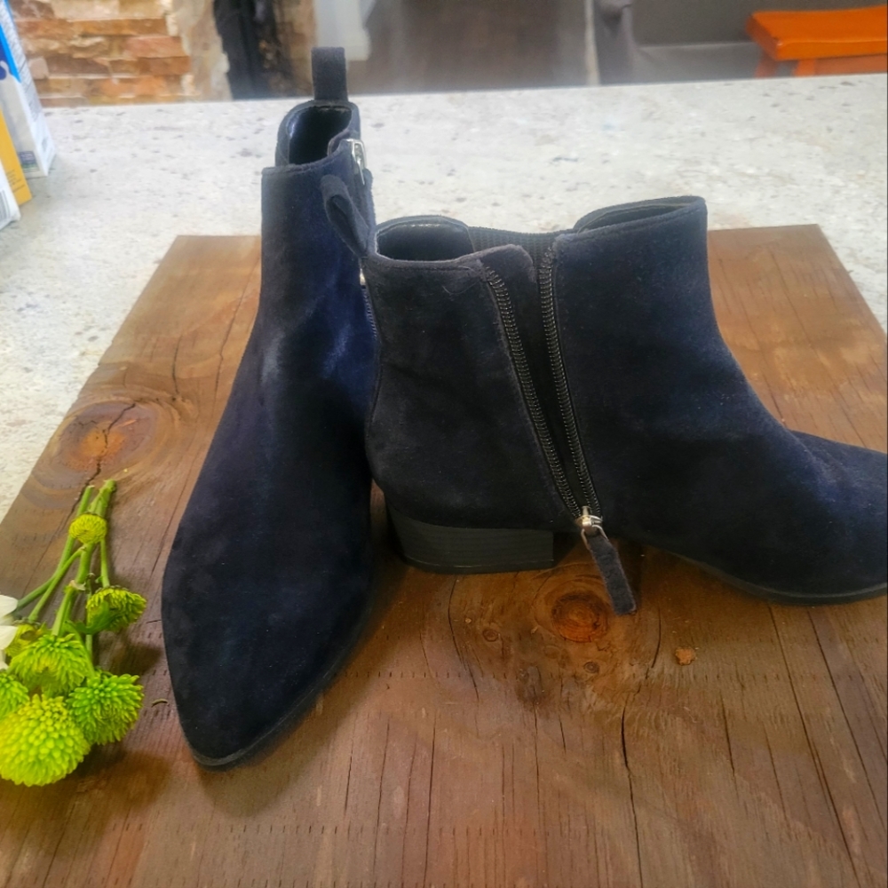 DKNY Suede Ankle Boots